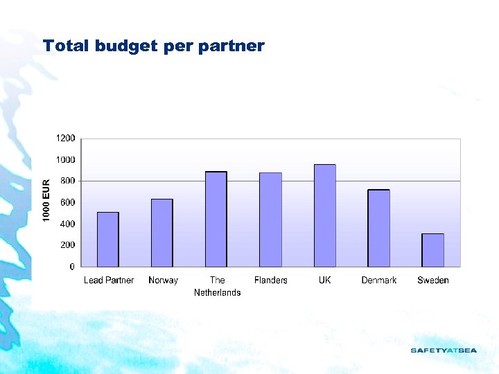 Total budget per partner 