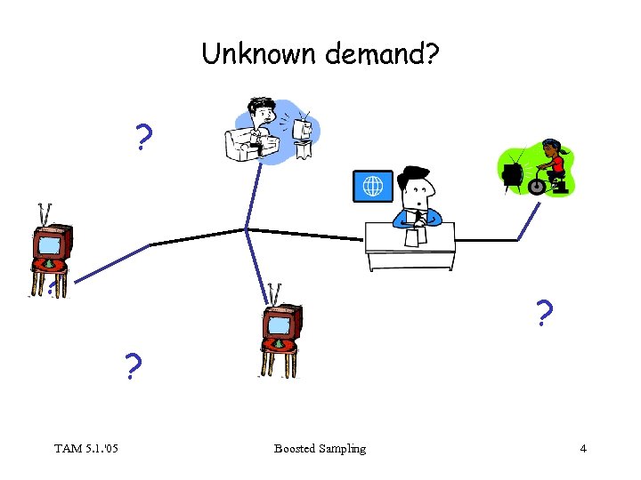 Unknown demand? ? ? ? TAM 5. 1. '05 ? Boosted Sampling ? 4