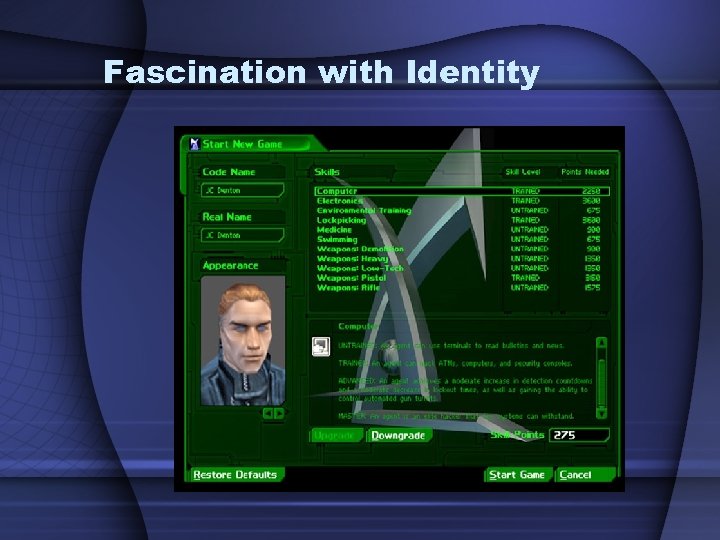 Fascination with Identity 