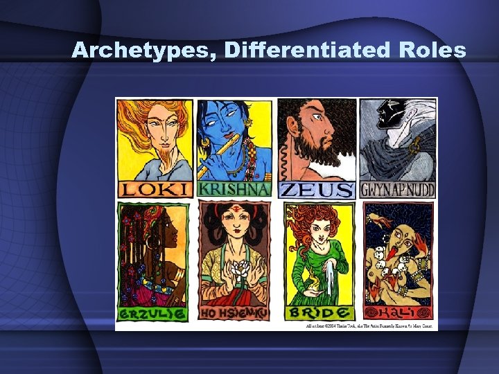 Archetypes, Differentiated Roles 