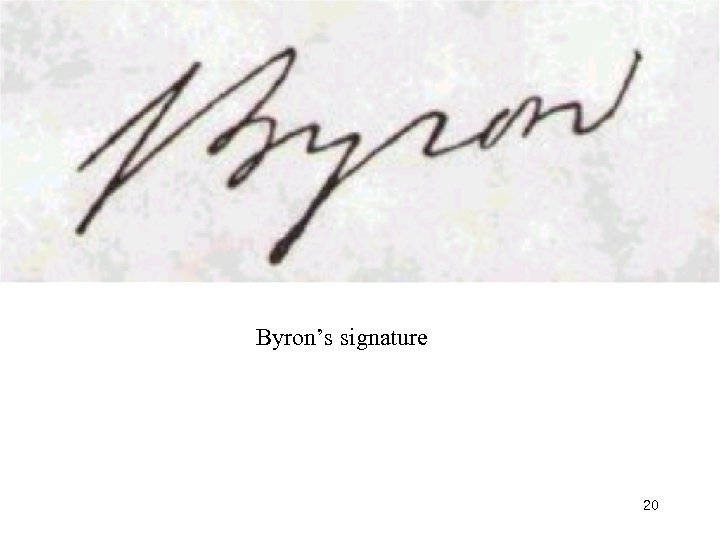 George Gordon Byron s Life in Pictures Dr Prof