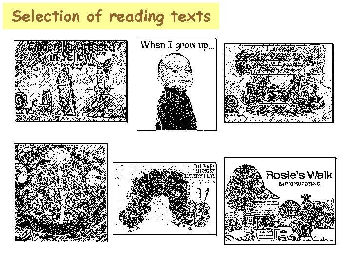 Selection of reading texts 