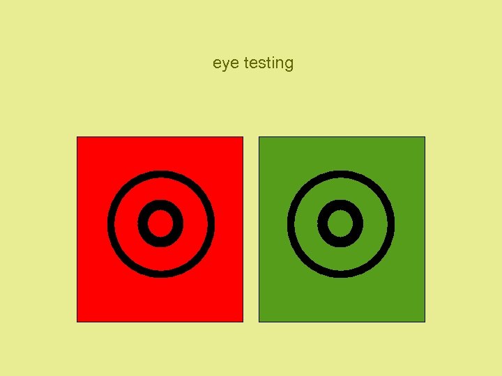 eye testing 