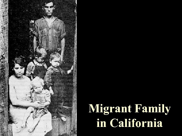 Migrant Family in California 