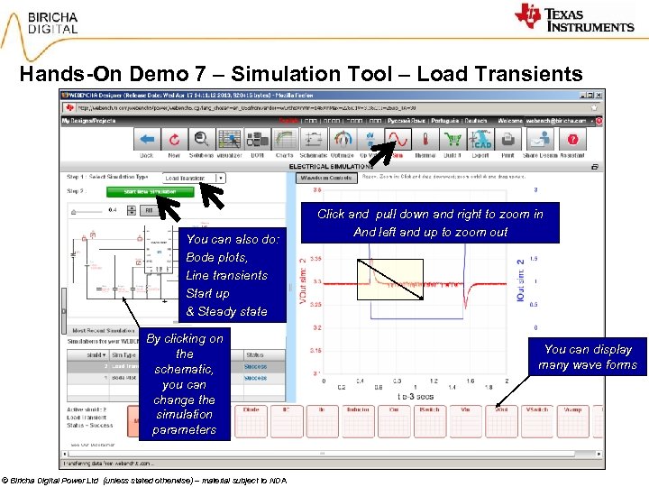 Hands-On Demo 7 – Simulation Tool – Load Transients You can also do: Bode