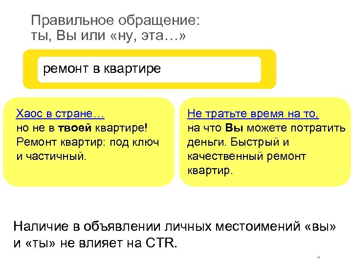 Правильное обращение: ты, Вы или «ну, эта…» ремонт в квартире Хаос в стране… но