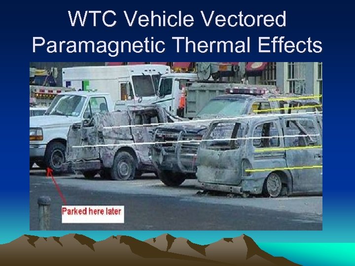 WTC Vehicle Vectored Paramagnetic Thermal Effects 