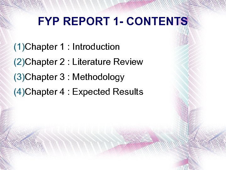 literature review for fyp