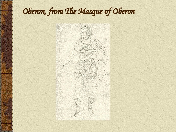 Oberon, from The Masque of Oberon 