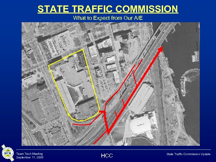 STATE TRAFFIC COMMISSION What to Expect from Our A/E Team Tech Meeting September 11,