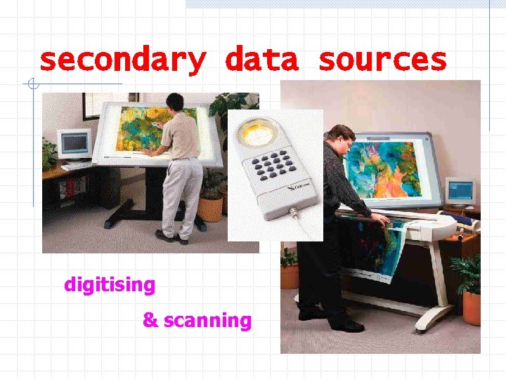 secondary data sources digitising & scanning 