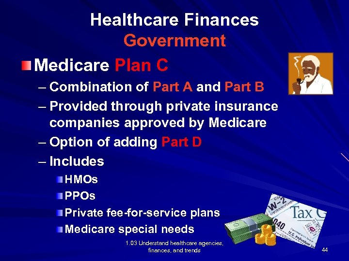 Healthcare Finances Government Medicare Plan C – Combination of Part A and Part B