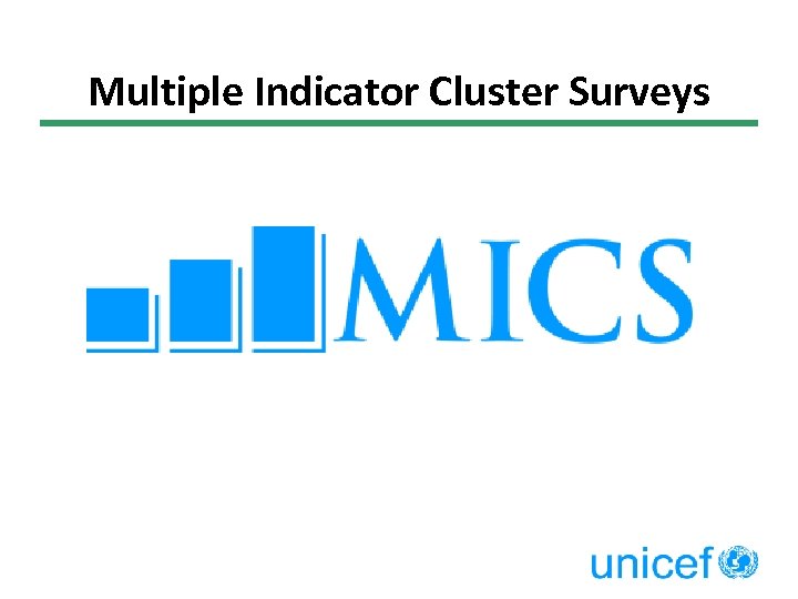 Multiple Indicator Cluster Surveys 