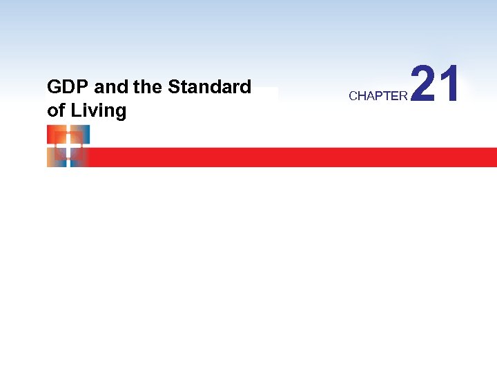 GDP and the Standard of Living CHAPTER 21 