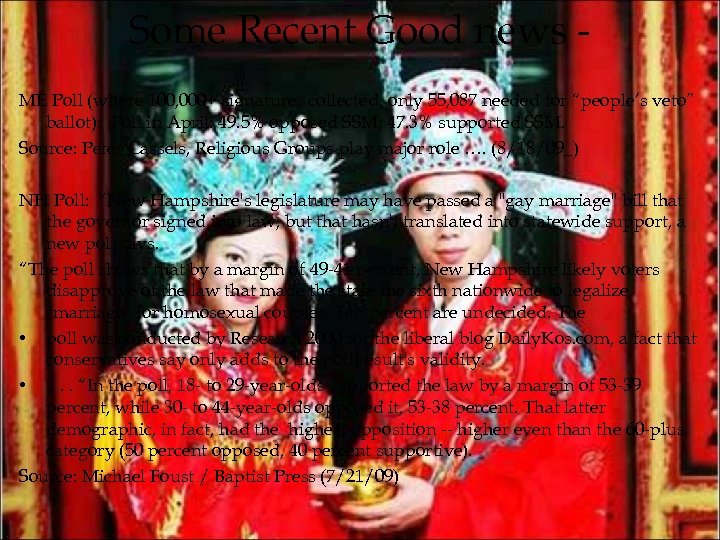 Some Recent Good news ME Poll (where 100, 000+ signatures collected, only 55, 087