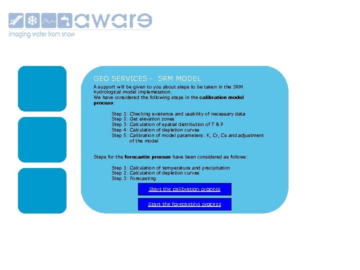 GEO SERVICES - SRM MODEL A support will be given to you about steps