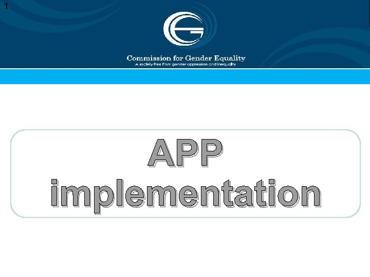 1 APP implementation 