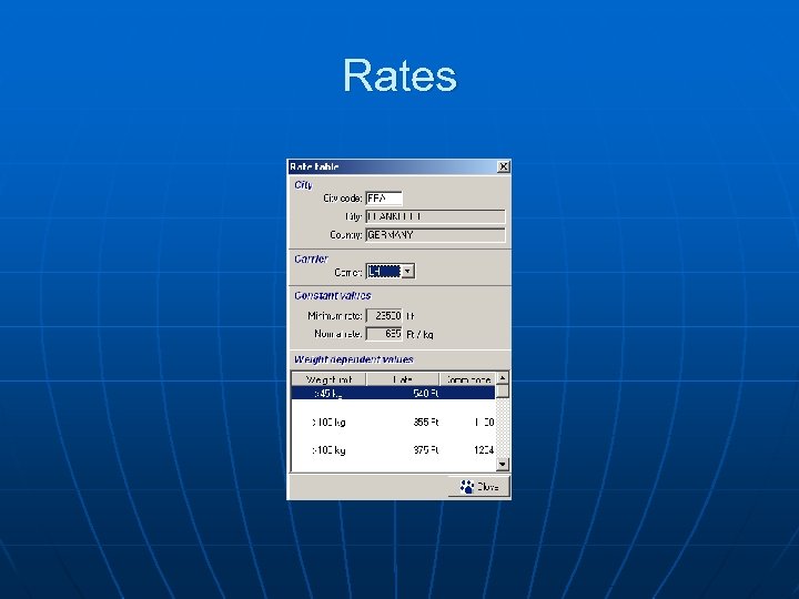 Rates 