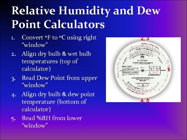 Nace Relative Humidity And Dew Point Chart