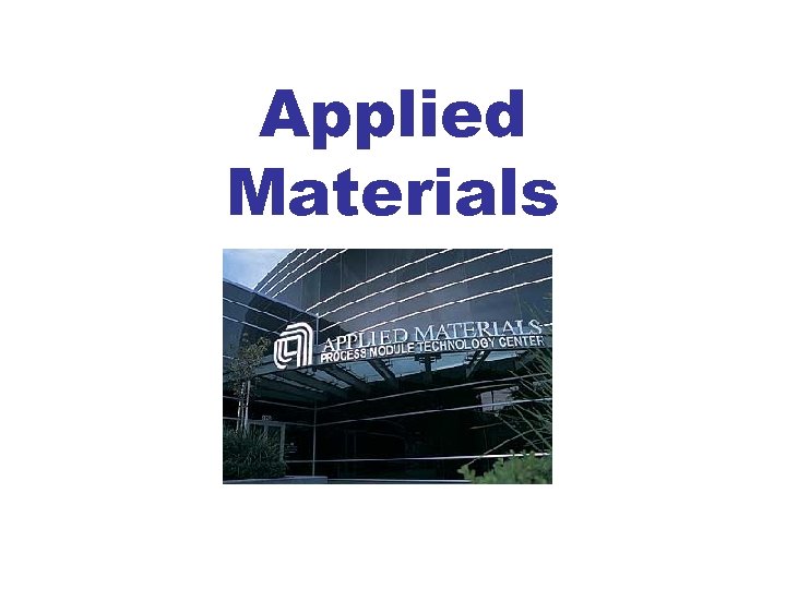 Applied Materials 