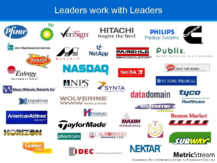 Leaders work with Leaders 