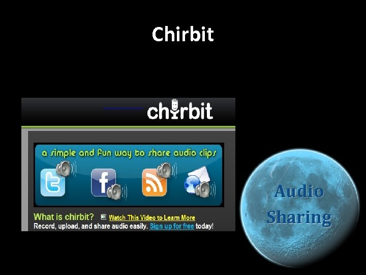 Chirbit Audio Sharing 
