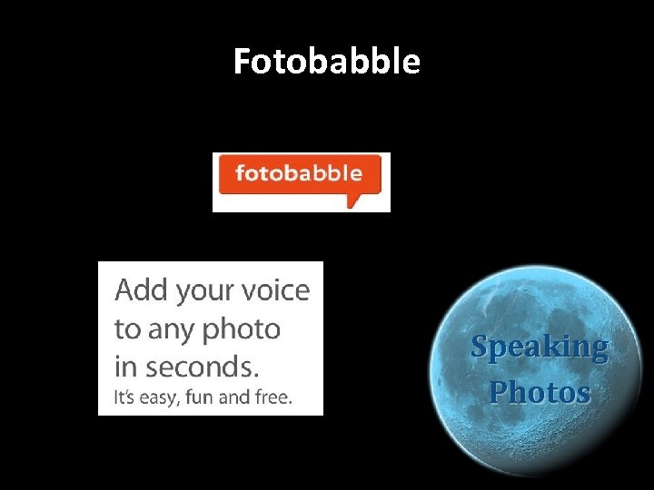 Fotobabble Speaking Photos 