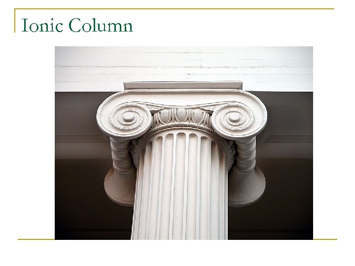 Ionic Column 