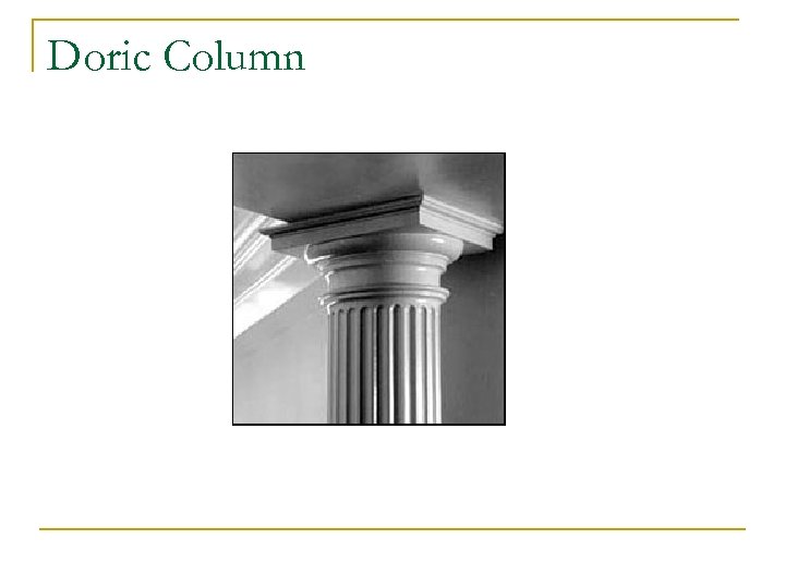 Doric Column 
