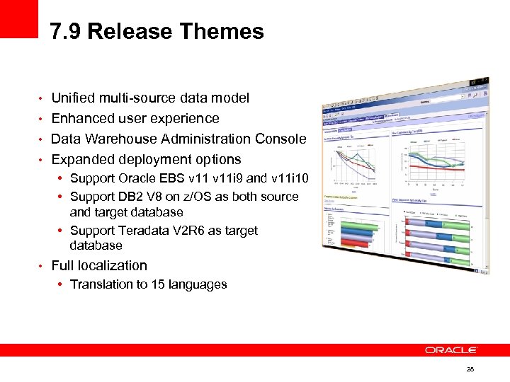 7. 9 Release Themes • Unified multi-source data model • Enhanced user experience •