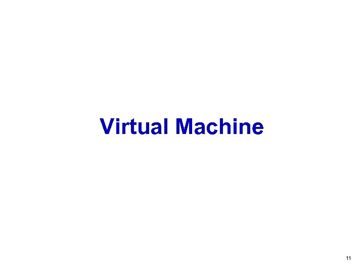 Virtual Machine 11 