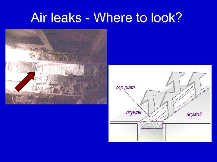 Air leaks - Where to look? 