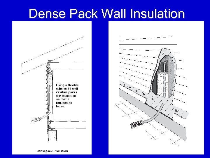 Dense Pack Wall Insulation 