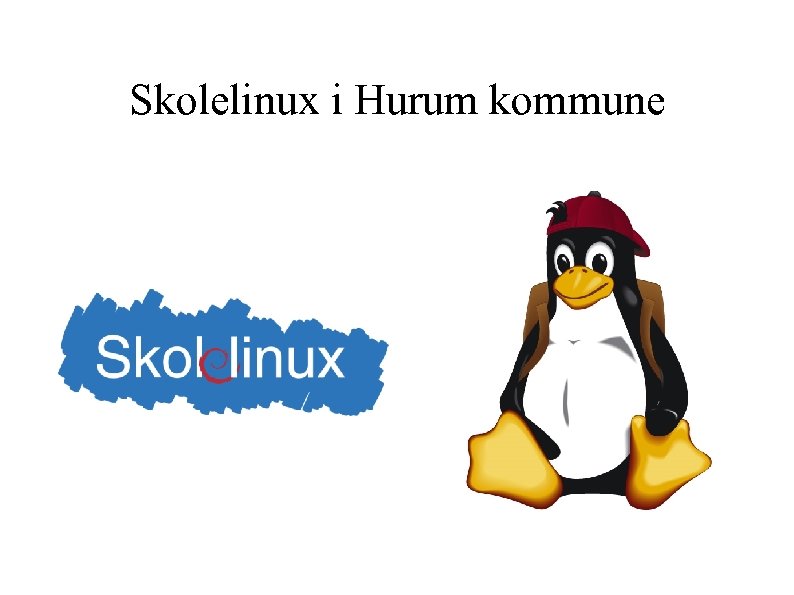 Skolelinux i Hurum kommune 