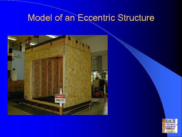 Model of an Eccentric Structure 