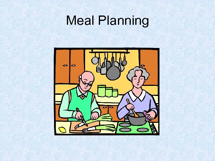 Meal Planning 