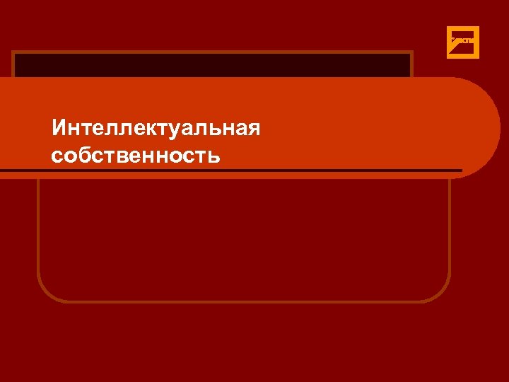 Интеллектуальная собственность 
