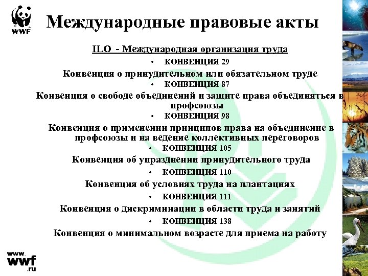 Международные правовые акты ILO - Международная организация труда • КОНВЕНЦИЯ 29 Конвенция о принудительном