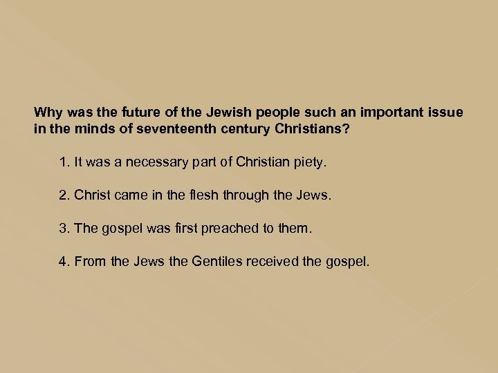 Why was the future of the Jewish people such an important issue in the