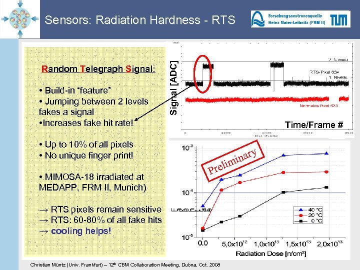 Random Telegraph Signal: • Build-in “feature” • Jumping between 2 levels fakes a signal