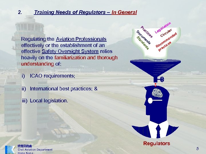 2. Training Needs of Regulators – In General Do ic es cu m en