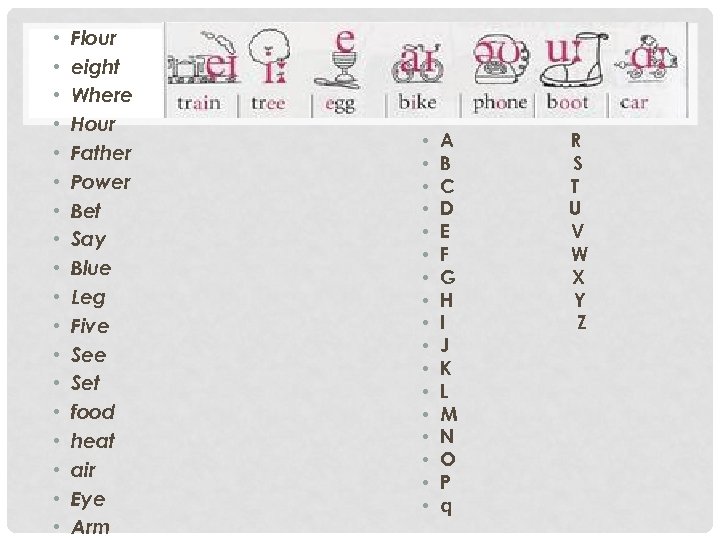  • • • • • Flour eight Where Hour Father Power Bet Say