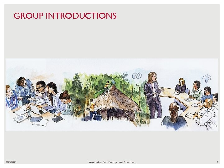 GROUP INTRODUCTIONS 3/19/2018 Introduction, Core Concepts, and Procedures 2 