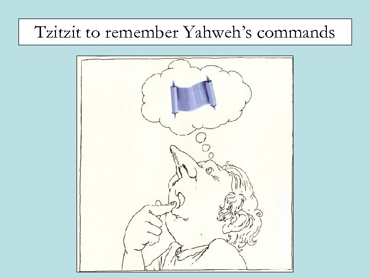 Tzitzit to remember Yahweh’s commands 