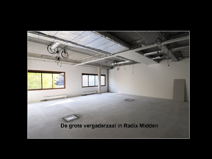 De grote vergaderzaal in Radix Midden 
