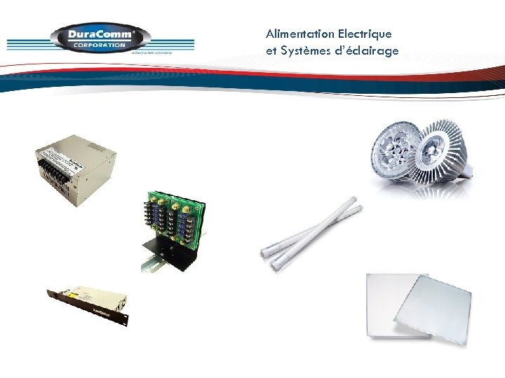 Alimentation Electrique et Systèmes d’éclairage 