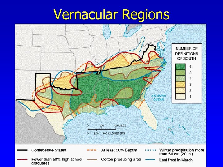 Vernacular Regions 