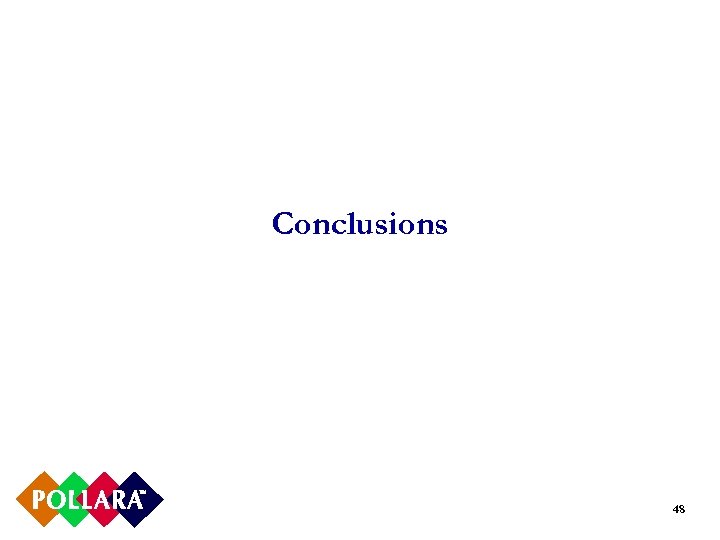 Conclusions 48 