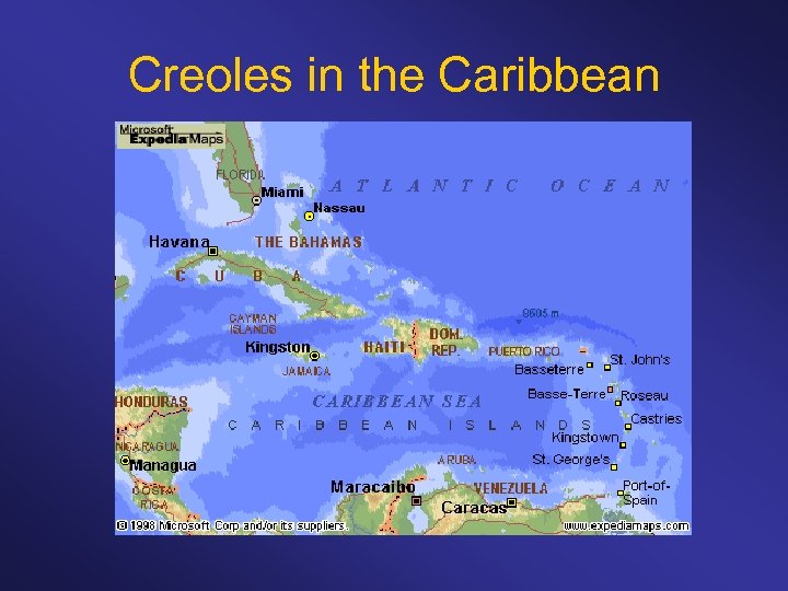 Creoles in the Caribbean 