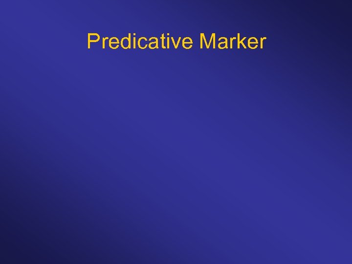 Predicative Marker 